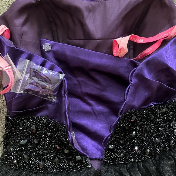 Black and purple Little girls dress - Picture 10 of 10